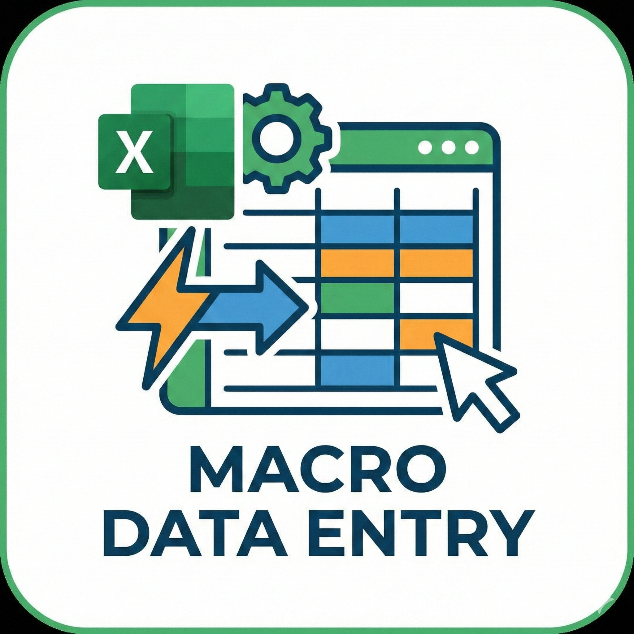 Macro Data Entry Template