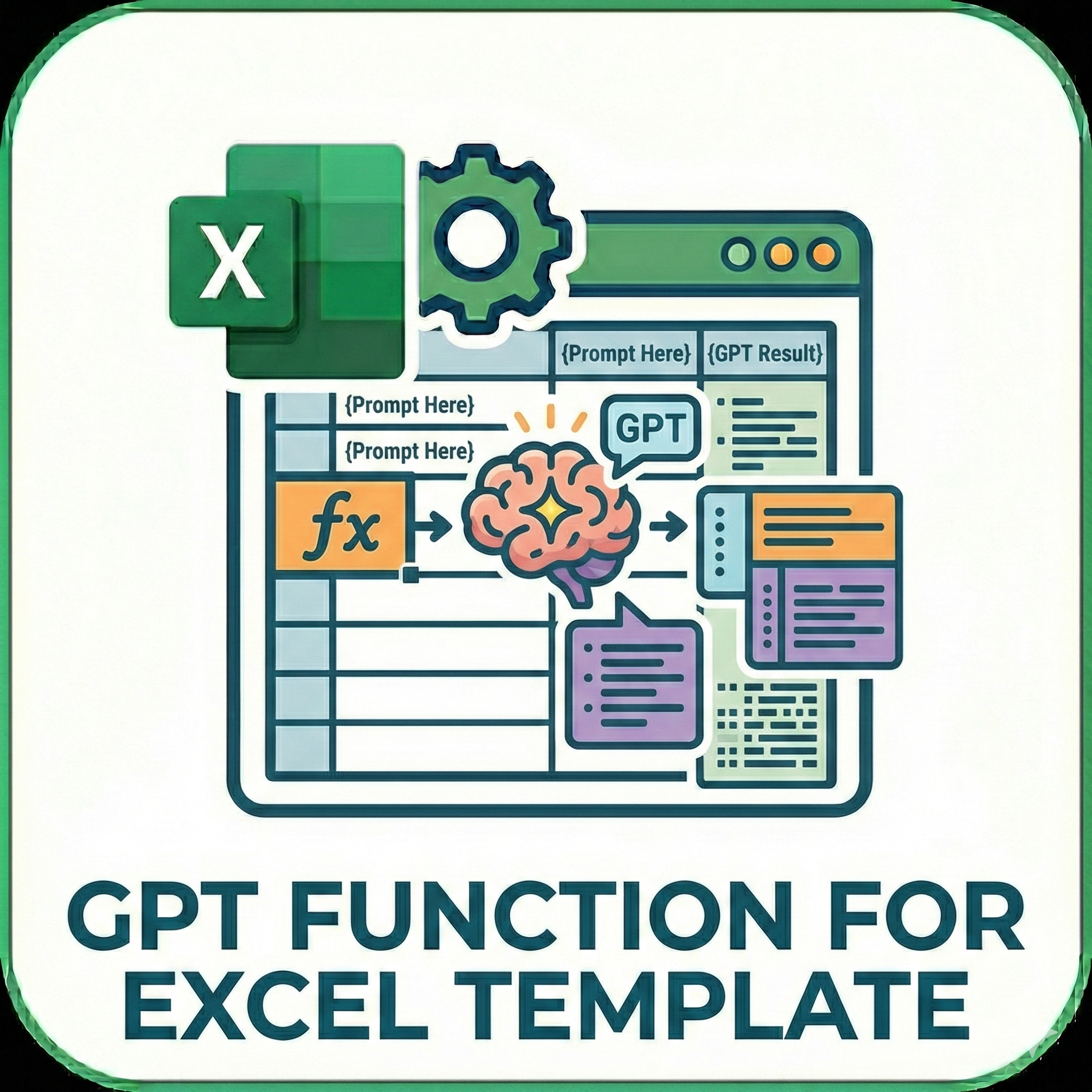 GPT Function for Excel template