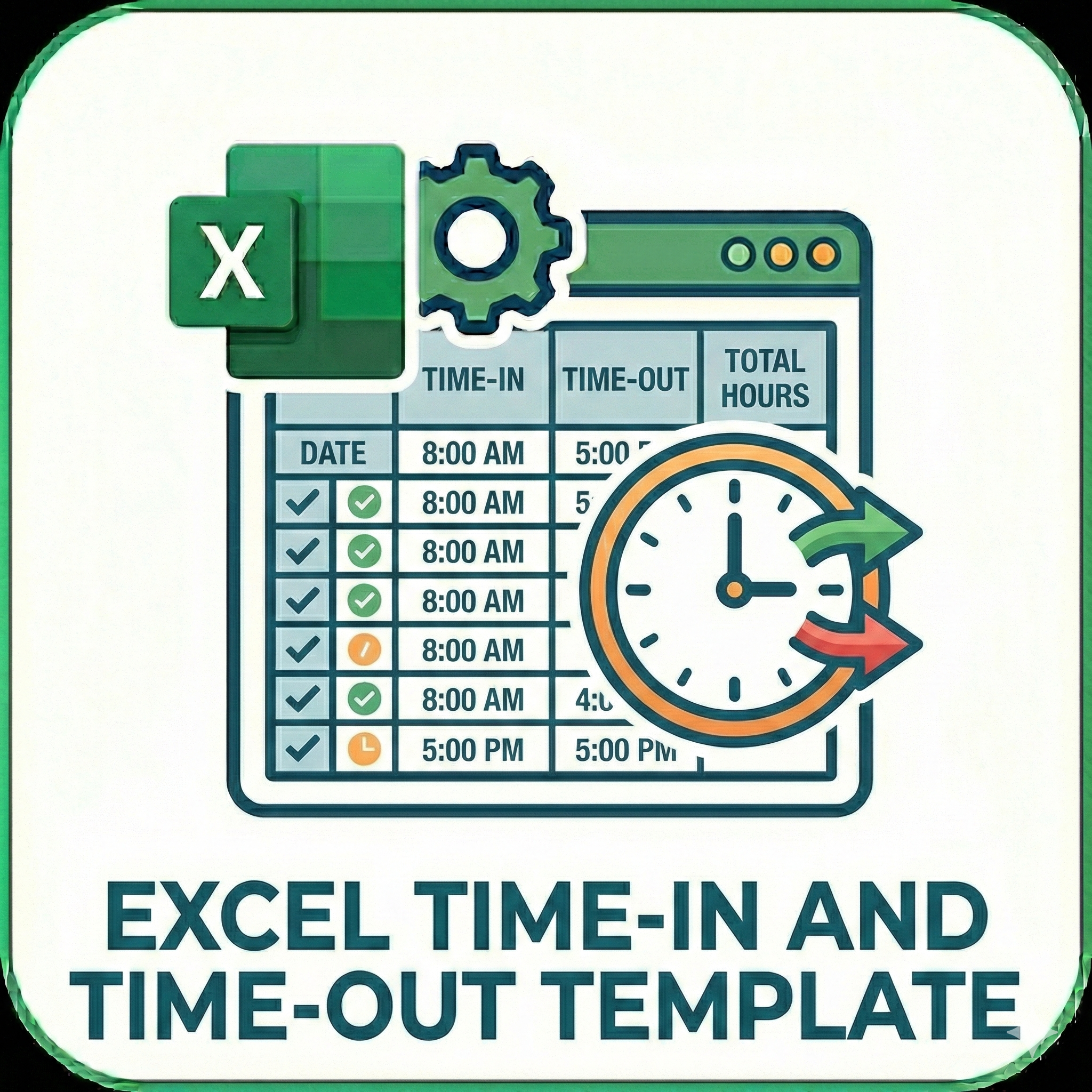 Time In and Time Out template