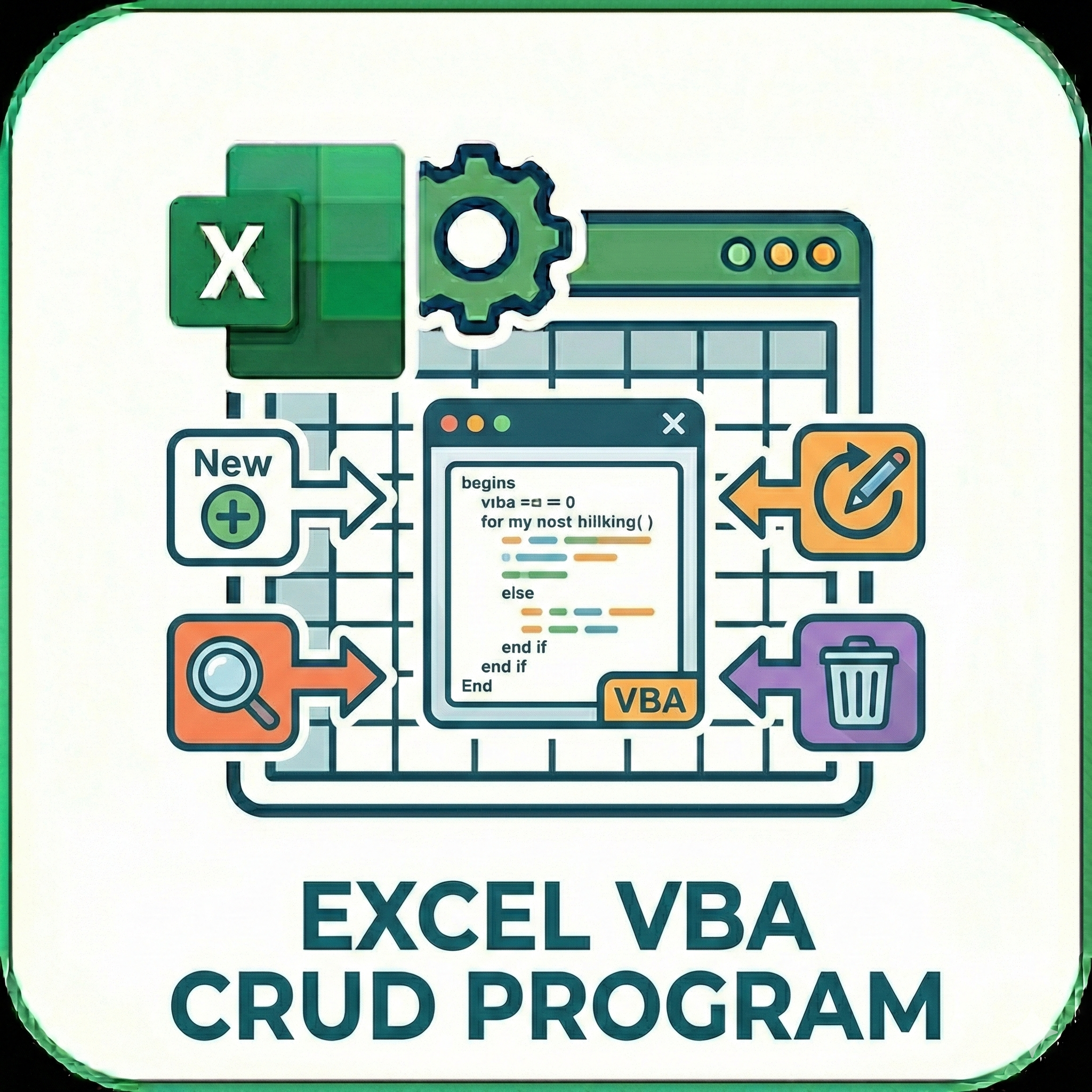 VBA CRUD Program template